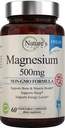 Nature's Potent Magnésium Suppléments de Magnésium de Magnésium et d'Oxyde de Magnésium 500mg.