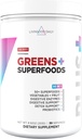 Livingood Daily Greens & Superfood Powder, Super Greens for Gut Health, Green Juice Powder with Spiruline, Chlorella, and Digestive Enzymes, Probiotiques for Digestive Support, Berry, 30 portions