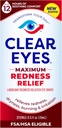 Yeux clairs : gouttes oculaires maximales de soulagement de la rougeur : 0,5 FL OZ