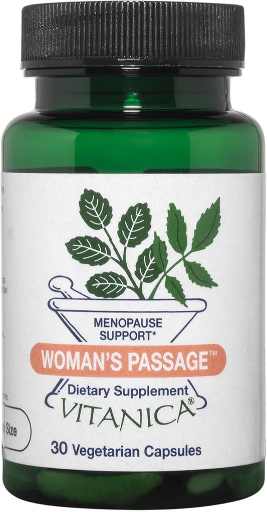Vitanica, Passage des femmes, Soutien à la ménopause, Vegan, 30 capsules