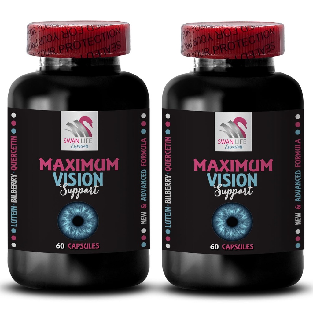 Balance de vision - EYE VISION SUPPLÉMENT - Scènes plus claires, Force des yeux, Meilleure image, Vision cristalline, Lignes droites, Limpidité des yeux, Avantage focus, Visibilités pures, Vision vivide 2 Bouteille 120 Capsules