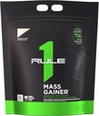Règle 1 Gaineur de masse - Formule de gain de poids haute-Calorie avec 1,220+ Calories, 250g+ Mélange complexe de glucides, 40g Protéine tout-lait par portion (16 portions, crème de vanille)
