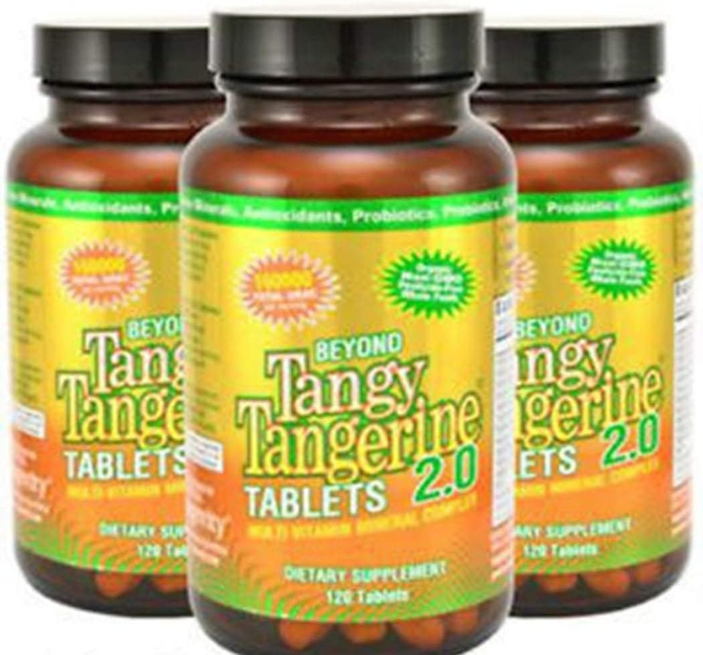 Youngevity Beyond Tangerine 2.0 Multi-Vitamine & Complexe Minéral - Fabriqué avec des aliments naturels et entiers