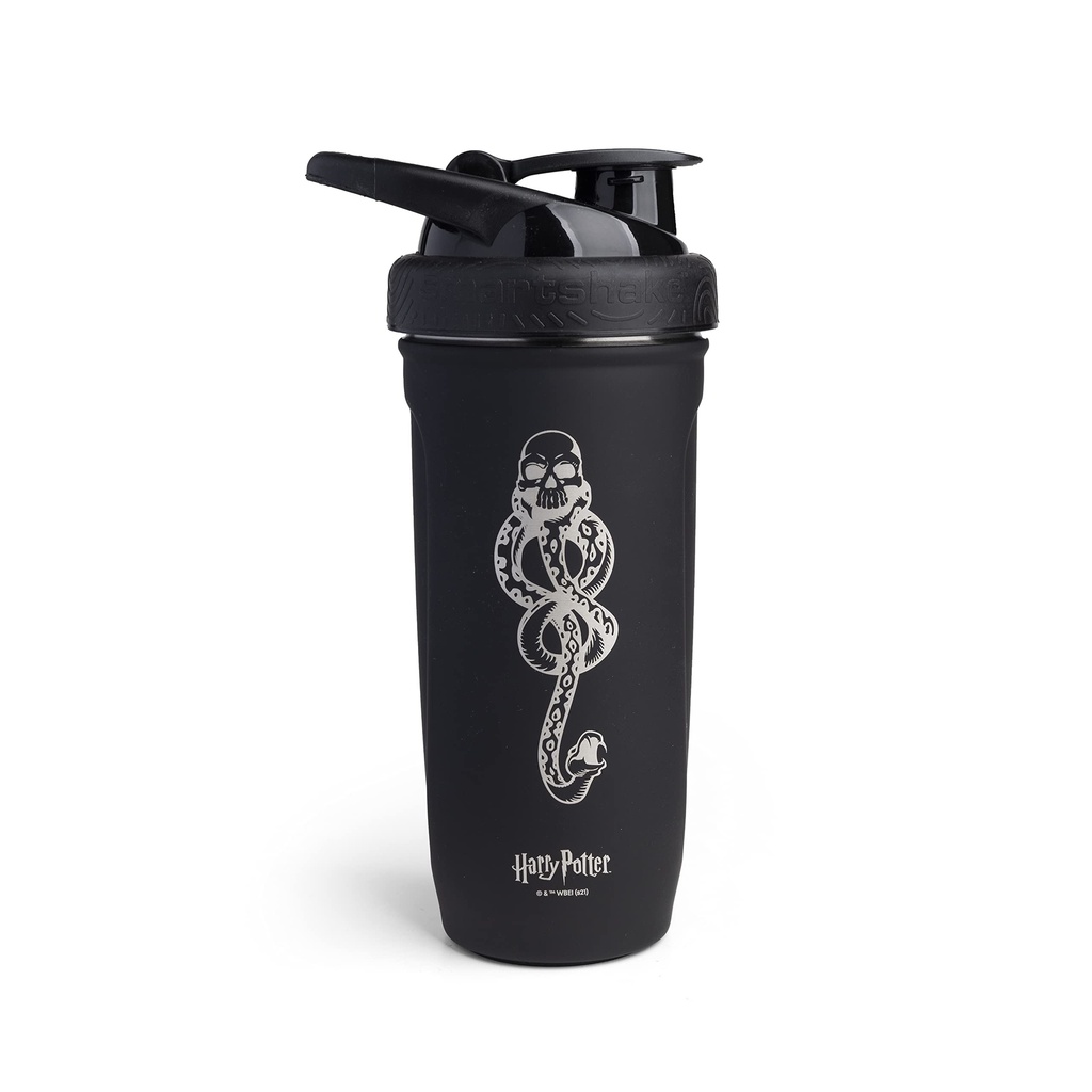 Smartshake Reforce Acier inoxydable Harry Potter Dark Mark Logo Shaker Bouteille (900 ml/30 oz)