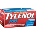 Tylenol Pm Extra Strength Pain Reliever + Sleep Aid, 225-caplets (1 Pack)