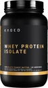 Powder Isolate de Whey Protein Kaged au chocolat Beurre d'arachides 100% Pure Low Lactose Whey.