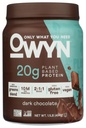 OWYN seulement ce dont vous avez besoin en poudre de protéines végétale, chocolat noir, 1,17 lb