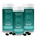 Iwi Life Heart Omega-3, 180 Softgels (90 portions), Algae à base végétale acides gras Omega + EPA, supplément alimentaire de soutien de la santé cardiaque, krill et huile de poisson alternative, sans arrière-goût de poisson