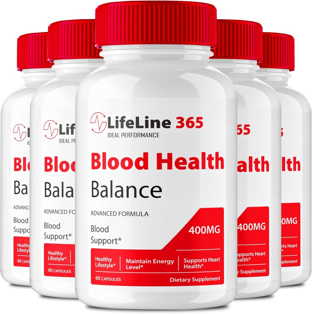 Lifeline 365 Pills Advanced Blood Support Formula Supplement, Lifeline365 Blood Capsules - Maximum Strength, Lifeline 365 Toutes les pilules de formule naturelle, Lifeline 365 Blood Support Reviews (5 Pack)