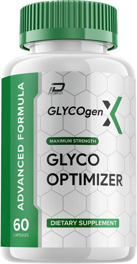 GlycogenX Glyco Optimizer Capsules Supplement - GlycogenX Optimizer Formule avancée, Glycogen X Supplement, GlycogenX Booster Reviews, Supplément Glycogen maximal (1 Pack - 60 Capsules)