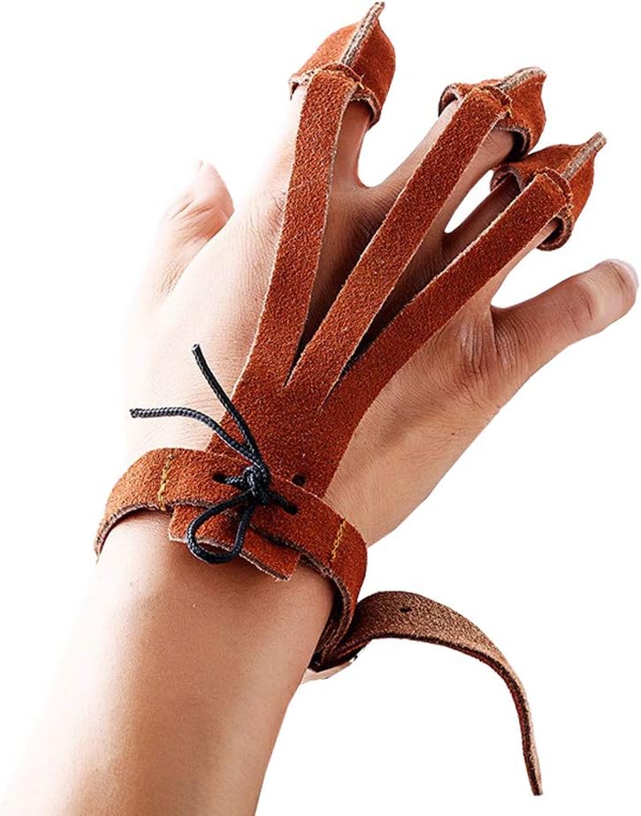 3 Finger Design Archery Shooting Protect Gloves