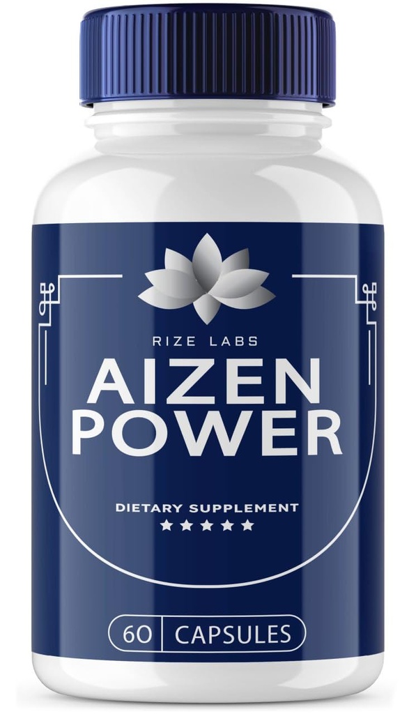 Aizen Power for Men, All Natural Male Supplement to Boost Energy and Performance (60 Capsules)
