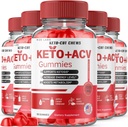 (5 Pack) Keto-Cut Chews ACV Gummies - Keto-Cut Chews Premium Keto ACV pour la perte de poids avancée, Keto + ACV Gummy, Keto Cut Chews Supplément de force maximale, KetoCut Chews Avis (300 Gummies)