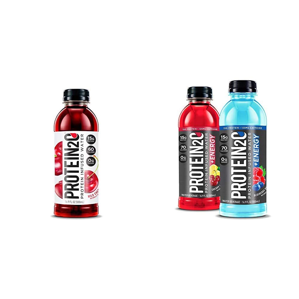 Protein2o Paquet de variétés d'eau infusées de protéines de lactosérum (16 Nombre)