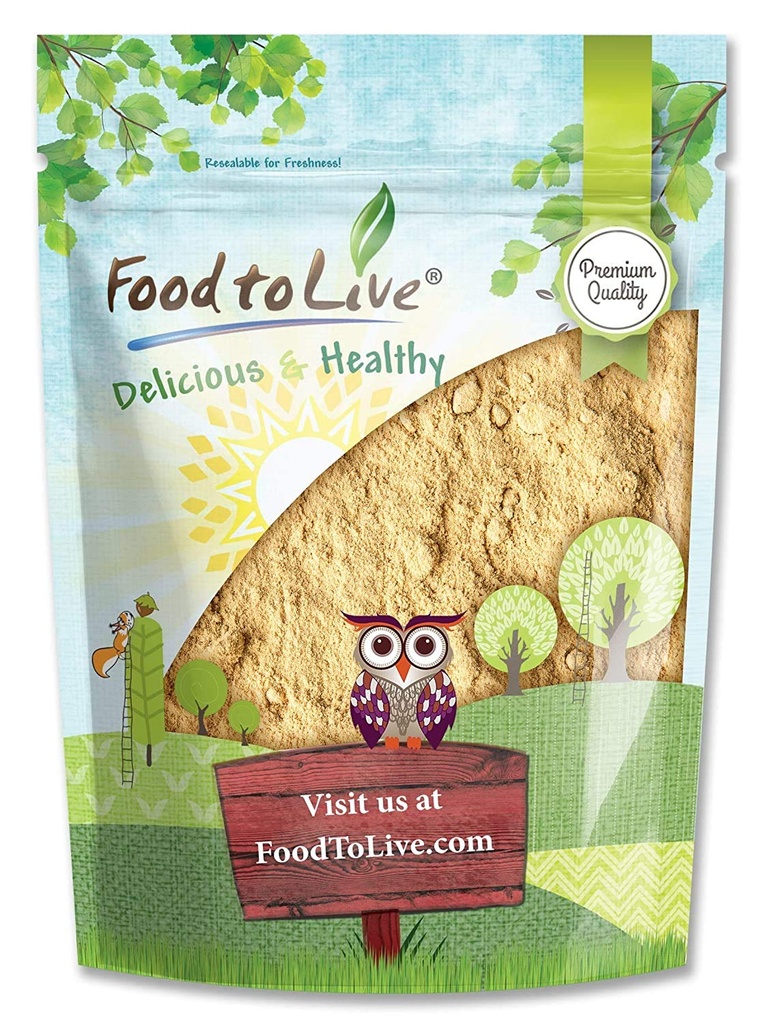 Food to Live Yellow Maca Powder, 8 Ounces – Raw Ground Maca Root, Vegan, Kosher, Keto, Non-Gelatinized, Bulk, Rich in Vitamin C