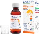 Mucus du Dr Talbot + médecine liquide de soulagement du froid, naturellement inspiré, pour les enfants, comprend une coupe posologique, jus de raisin naturel, 4 Fl Oz