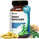 Wellnee Joint Support Supplement - Glucosamine Chondroïtine MSM, Boswellia & Turmeric - Soulage les troubles articulaires et soutient la flexibilité - Wellknee Joint Support - 90 capsules, 30 portions