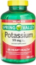 ikj Potassium Caplets Dietary Supplément Valeur Taille, 99 Mg, 500 Compte