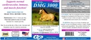 SUPER DMG 3000 Horse Supplement - Training & Performance Support Liquide - Supporte la fonction immunitaire et musculaire cardiovasculaire normale - 1 Gallon, 4 mois d'approvisionnement