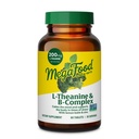 MegaFood Complexe L-Theanine & Vitamine B - Supplément 200 mg L Theanine avec Vitamines complexes B pour les femmes et les hommes - Plus Lemon Baume Feuille et zinc - Vegan, sans gluten, non-OGM - 60 comprimés, 30 portions