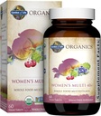 Jardin de la vie Organiques Vitamines pour les femmes 40+ - 60 Comprimés, Femmes Multi 40+, Vitamines végétaliennes pour les femmes de plus de 40 ans, Hormone & Breast Health Support Blend, Alimentation entière Femmes Multivitamine