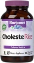 Bluebonnet Nutrition CholesteRice Capsules végétales, Riz rouge de levure, Stérols végétaux, Pantethine, CoQ10, Policosanol, Vegan, Végétarien, Non OGM, Sans gluten, Sans lait, SOY-FREE, 90 Capsules végétales