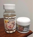 Ensemble Bio Collagène Hydrolysed Collagène softgels (1000 mg) & BioCollagène avec Crème Antioxydant Elastine 2 oz (Promouvoir des cheveux et des ongles sains). Pack 2 Crème et Capsules