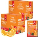 Ener-C - Vitamin C Immune Support, 1000mg Vitamin C Effervescent Multivitamin Drink Powder, Fruit Juice Vitamin C Drink Mix for Hydration with Electrolytes, Orange, 60 Packets (2-Pack)