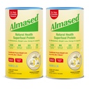 Almased Vanilla substitut de repas Shake - Faible-Glycémie haute protéine de base de la plante Poudre- Poids nutritionnel Supplément de soutien de santé - Vanilla Flavor - 17,6 oz (1,1 livre (2 paquet))