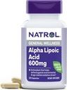 Natrol acide alpha lipoïque 600 mg capsules, 30 ct