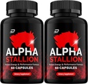 Formule officielle Alpha Stallion Pills - Capsules AlphaStallion Formule haute performance - Concentration maximale, Formule tout naturel Alpha Stallion, StallionAlpha Avis (2 Pack - 120 Capsules)