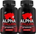 Formule officielle Alpha Stallion Pills - Capsules AlphaStallion Formule haute performance - Concentration maximale, Formule tout naturel Alpha Stallion, StallionAlpha Avis (2 Pack - 120 Capsules)