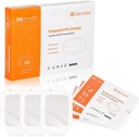 Robe transparente EalionMed, Bandage de Wound, Lot adhésif, 4'' x 4.75'', 50 Pack, Clair, Respirant, Confortable, Bouclier de douche, Bandage de tatouage