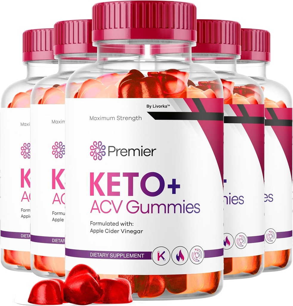 (5 packs) Premier Keto Plus Gommies de vinaigre de cidre de pomme de terre pour perte de poids, Premier Keto + Gommies d'ACV, Premier Keto Gommies de vinaigre de cidre de pomme de terre, Premier Keto Plus Gommies, Premier Keto + Gummy Extreme, 5 mois
