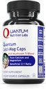 Quantum Nutrition Labs Calci-Mag Caps - Supplément de magnésium de calcium, supplément de calcium, complexe de magnésium pur et de champignons avec la Mane Reishi & Lions - 300 capsules végétariennes
