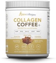 NUTRACOLLAGEN poudre protéique combinée avec du café Columbian Premium; gazon, non OGM, 12g de peptides, MCT poudre d'huile de coco, sans soja, sans gluten, sans sucre, 40mg de caff/srving; Chai Latte 25 Srvg