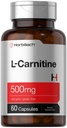 Horbäach L Supplément de carnitine 500mg.60 Capsules comme L-Carnitine L-Tartrate.