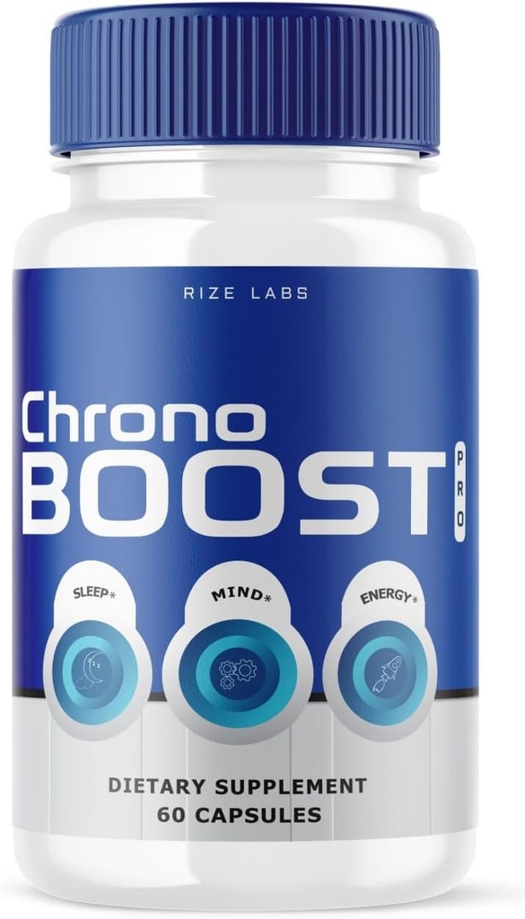 les laboratoires Chrono Boost Pro Capsules, soutient la santé du sommeil et du cerveau, formule avancée, supplément à base de plantes (60 capsules)