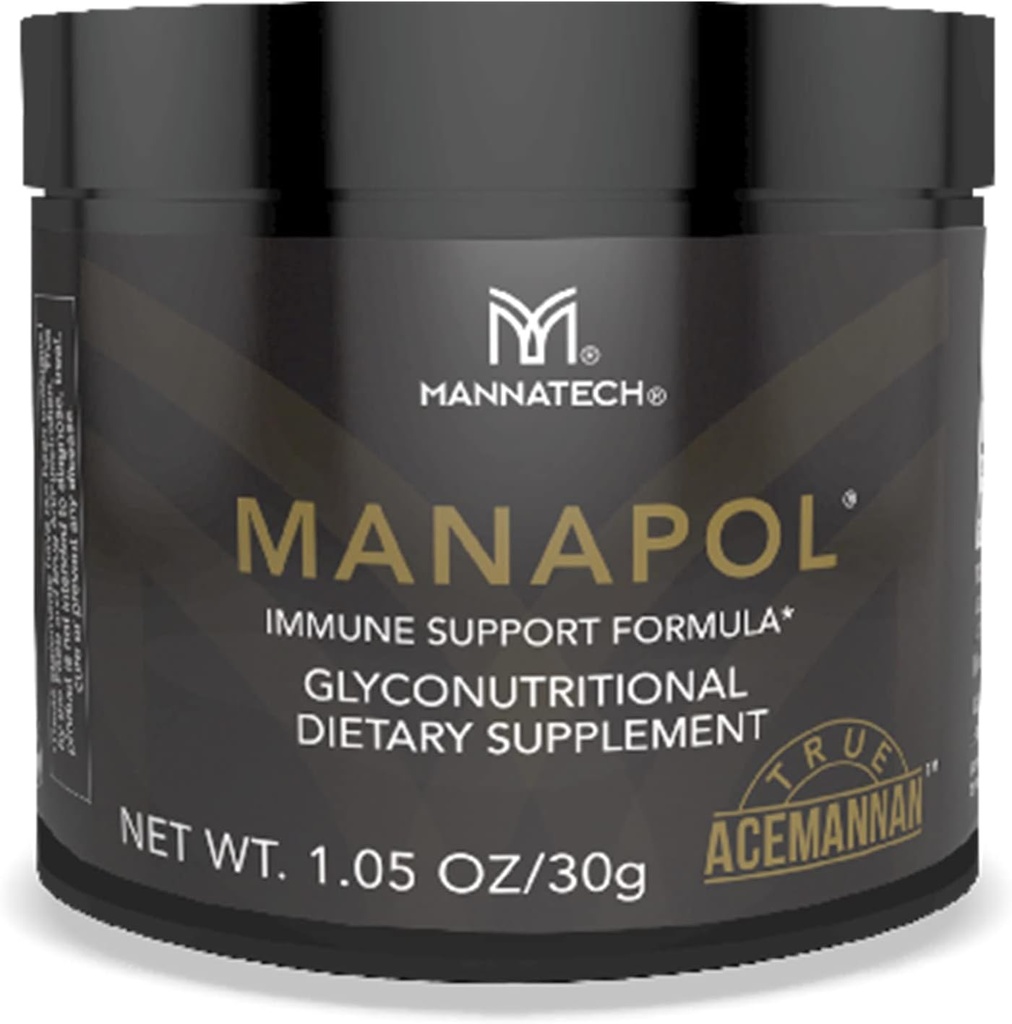 Manapol Immune Formule de support pour le soutien immunitaire et le renforcement de l'immunité. Aloe Vera poudre prébiotique pour la santé digestive. Aloe Vera Boissons pour Immune Supplément Soutien 1.05oz/30g par Mannatech.