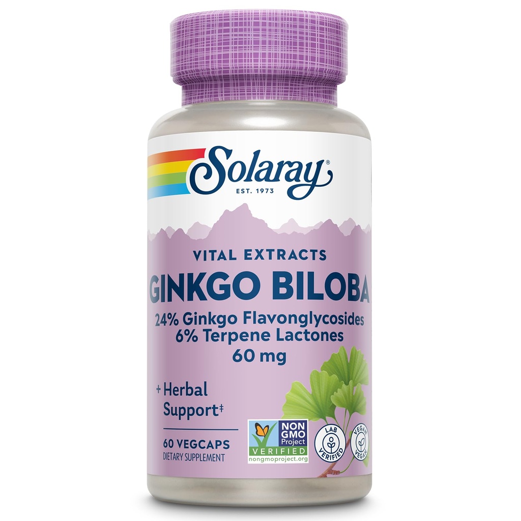 Solary Ginkgo Biloba Extract, 60mg