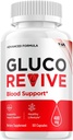 (1 Pack) Gluco Revive Supplément, GlucoRevive Capsule - Formule avancée ReviveGluco, GlucoRevive Maximum Strength Reviews, 60 Capsules