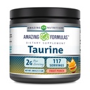 Formules étonnantes Taurine 500 Grams (1,1 Lb) Supplément en poudre $ 2000 mg par portion $ 111 portions $ Non-OGM $ Sans gluten $ Fabriqué aux États-Unis (Fruit Punch)
