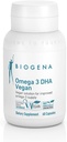 Biogena Omega 3 Végétalien DHA: supplément à base de plante de l'huile d'algues pour l'amélioration de l'approvisionnement en oméga-3 (60 capsules – une par jour)