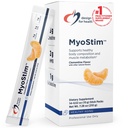 Conceptions pour la santé MyoStim - HMB + Collagène Peptides Poudre avec L-Leucine + Créatine pour soutenir le vieillissement en santé - Peut aider à atténuer la perte musculaire liée à l'âge - Clementine-Aromatisé Boissons (14 Stick Packs)