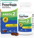 PreserVision AREDS 2 Vitamines oculaires, #1 Eye Doctor Marque recommandée, supplément de lutéine et de zéaxanthine avec vitamine C, vitamine E, zinc et cuivre, 90 softgels (minigels)