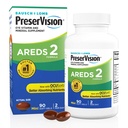 PreserVision AREDS 2 Vitamines oculaires, #1 Eye Doctor Marque recommandée, supplément de lutéine et de zéaxanthine avec vitamine C, vitamine E, zinc et cuivre, 90 softgels (minigels)
