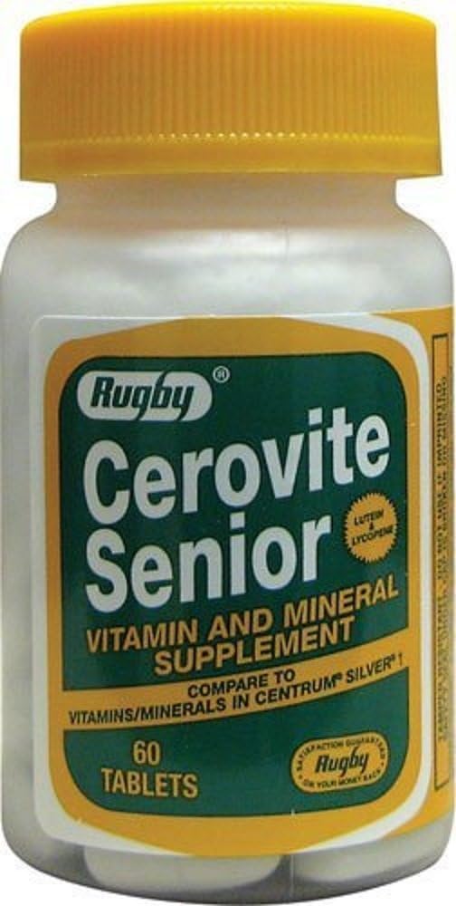 Rugby Cerovite Senior 60 CT (3 Pack)