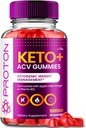 VIVE MD Proton Keto ACV Gummies Avancé Gestion du poids, Protein Keto ACV Gummies, Proton Keto Plus Gummies avec supplément de vinaigre de cidre de pomme 1000mg, Proton Keto+ACV Gummies Avis (1 Pack)