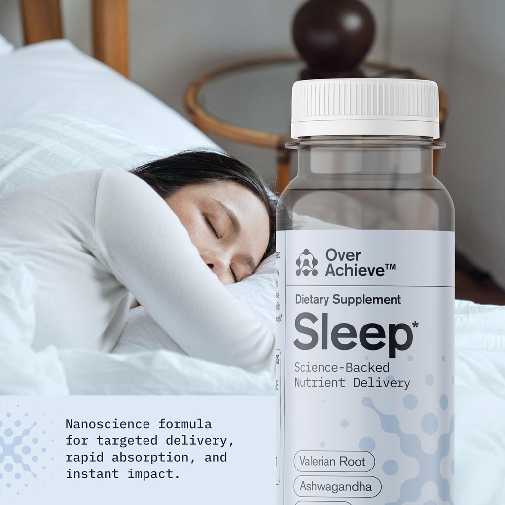 Supplement Variety Pack avec la technologie Nanoscience avancée, 3 Pack, Stress Calmant Relax Drink, Sleep Aid Drink, Champignon Supplément Drink, 2 oz Shot