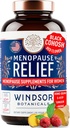 Suppléments à la ménopause pour les femmes - 5-HTP, Dong Quai, Black Cohosh pour les flashs chauds à la ménopause, Sweats de nuit Soutien de secours - Supplément préménopausal à la ménopause - 90 capsules